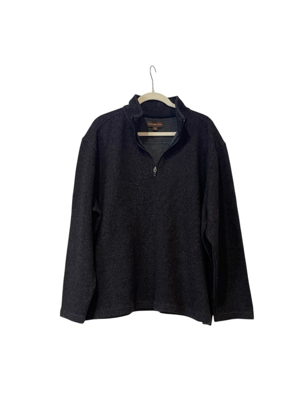 Fairlane & Sons Quarter Zip Pullover Sweater Men's XXL